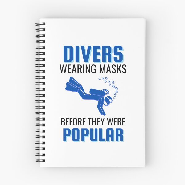 Item preview, Divers Wearing Masks Before They Were Popular designed and sold by momsnpops.