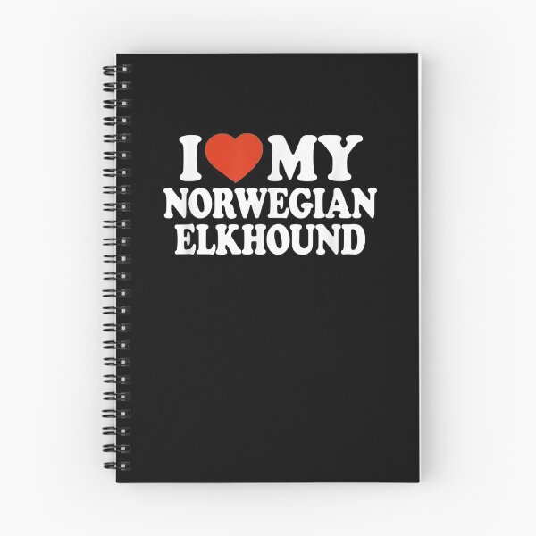 Item preview, I Love My Norwegian Elkhound Norsk Elghund Dog Lover  designed and sold by beatabea.