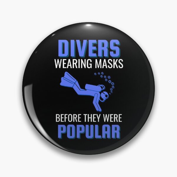 Item preview, Divers Wearing Masks Before They Were Popular designed and sold by momsnpops.