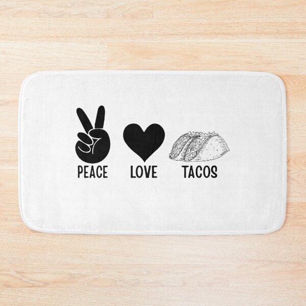 Item preview, Peace Love Tacos - Funny Mexican Food Lover designed and sold by Ake10.