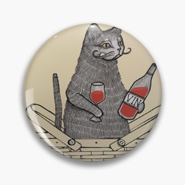 Artikelvorschau, Katzen- und Weinplakat entworfen und verkauft von TheresaWheeler.