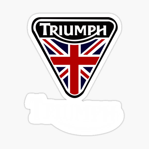 the triumph logo Sticker
