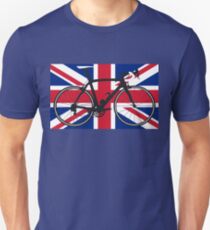 Bike Flag United Kingdom (Big - Highlight) Unisex T-Shirt