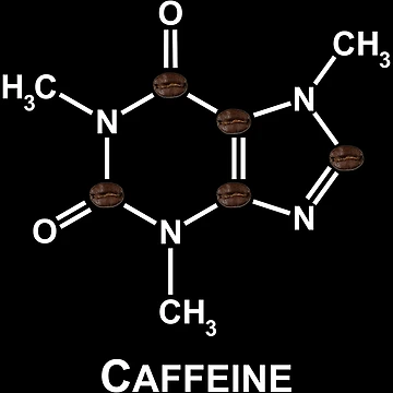 Artwork thumbnail, Caffeine Molecule by Ragulee