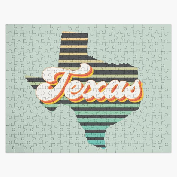 Typography Map Jigsaw Puzzles Redbubble