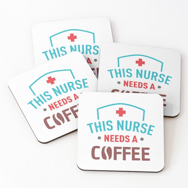 Item preview, This Nurse Needs a Coffee designed and sold by ClaudiaGrosso.