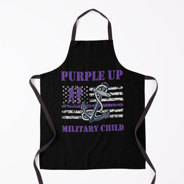 Item preview, I Purple Up Month Of Military Child Kids Awareness Navy Flag designed and sold by beatabea.