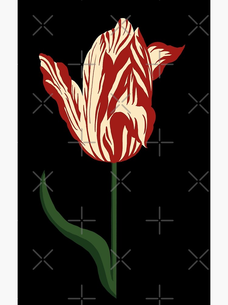 Thumbnail 2 of 2, Greeting Card, Tulip Fever designed and sold by fionatgray.
