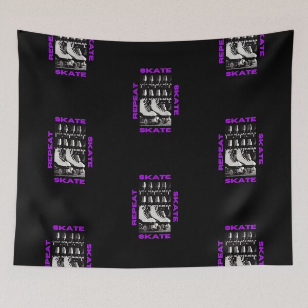 Artikelvorschau, Skate Skate Skate wiederholen entworfen und verkauft von SkateGalaxy.