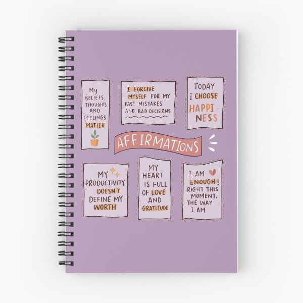 Item preview, *purple* Mental health affirmations designed and sold by owlcreates.