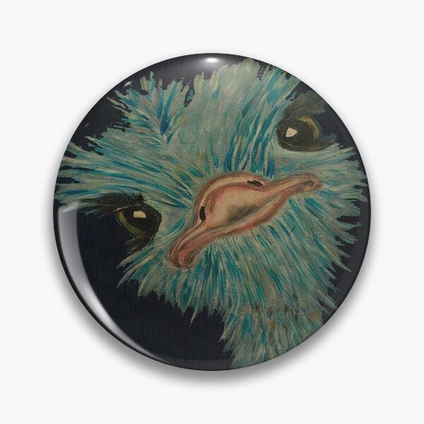 Item preview, Ostrich Hello Sweet Cheeks Poster designed and sold by TheresaWheeler.