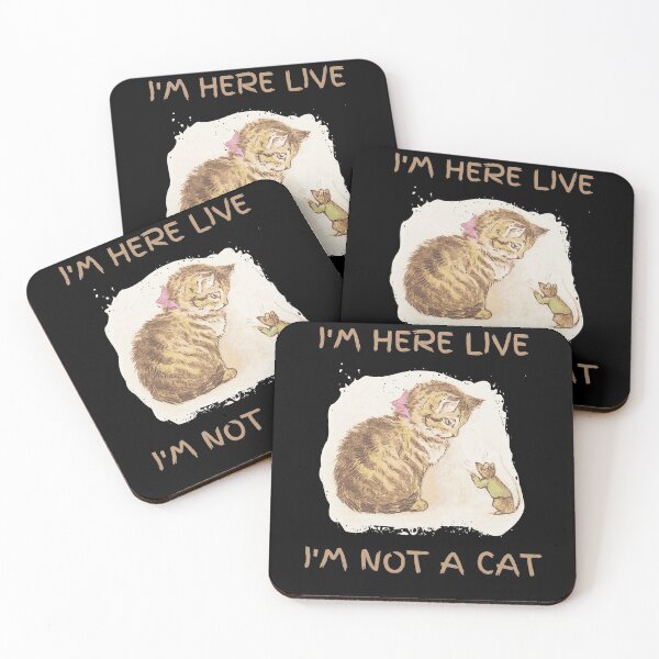 Item preview, I'm here live i'm not a cat designed and sold by Destine99.