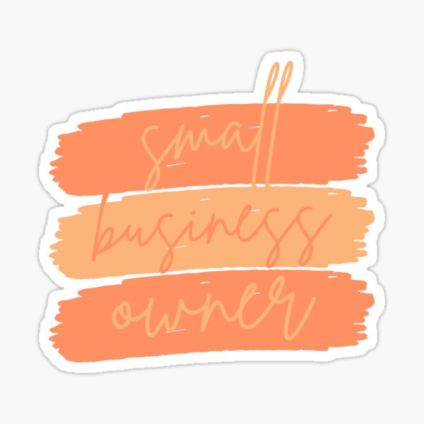 Item preview, Small Business Owner Yellow and Orange designed and sold by soeclectic.