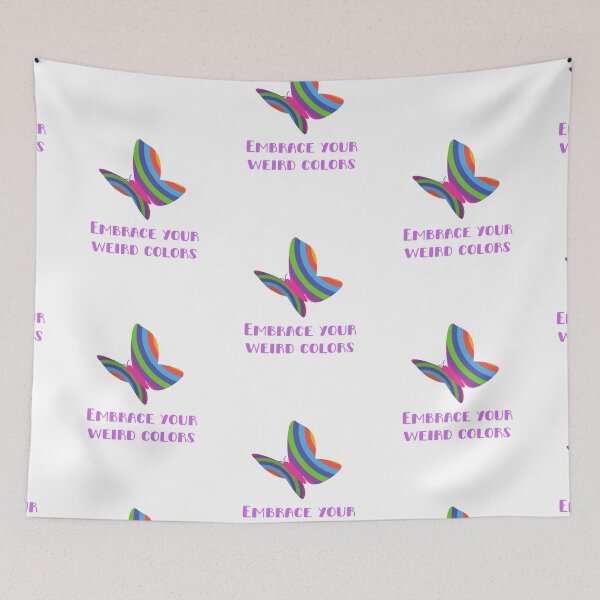Item preview, Embrace Your Weird Colors designed and sold by SportyDogShop.