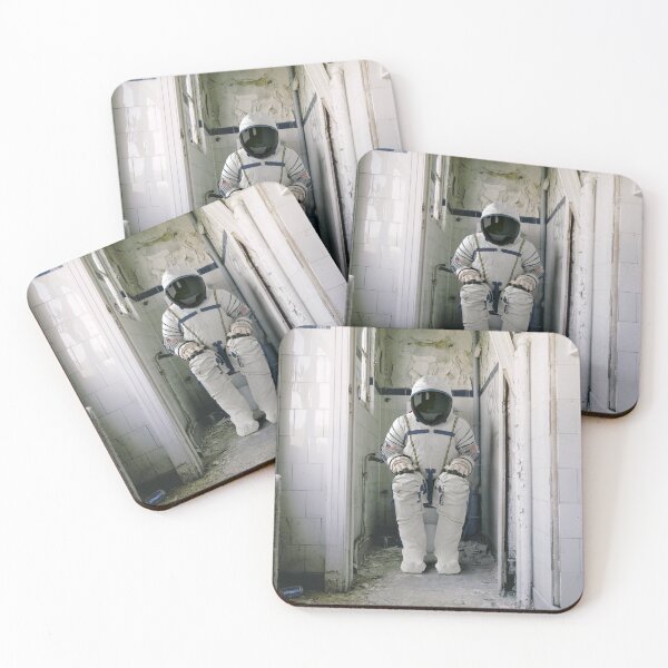 Item preview, Astronaut in bathroom designed and sold by AnnoyedMouse.
