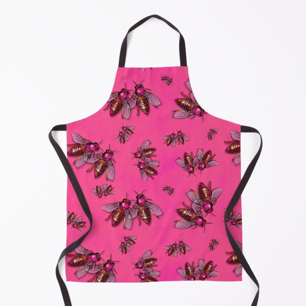 Item preview, Pink Worker Bees - Honeycomb - Save the Bees - Queen Bee - Beehive - Honey Lovers designed and sold by davidhydefierce.