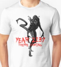 NEW* ALIEN: ISOLATION MERCHANDISE... "YEAR 2137 NEVER FORGET" Unisex T-Shirt