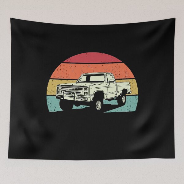Item preview, Vintage Squarebody Truck Classic Square Body Pickup designed and sold by abulfaruque.