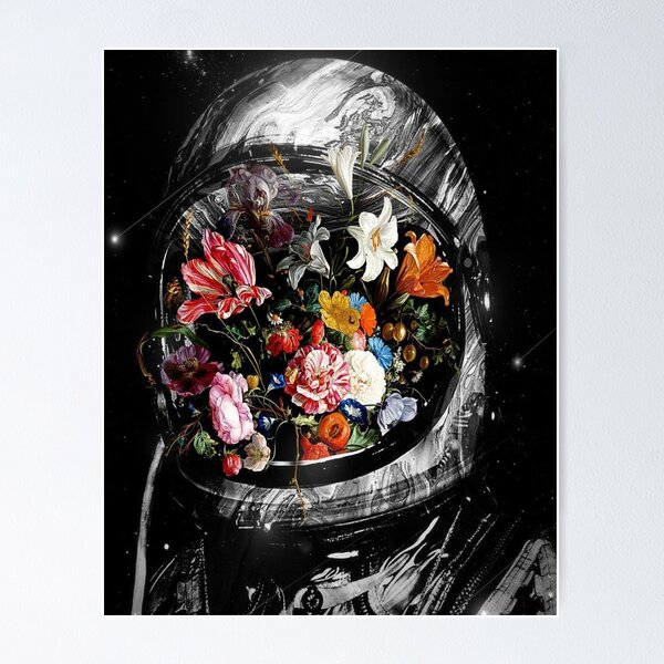Item preview, space flowers  designed and sold by Urbo Panda.