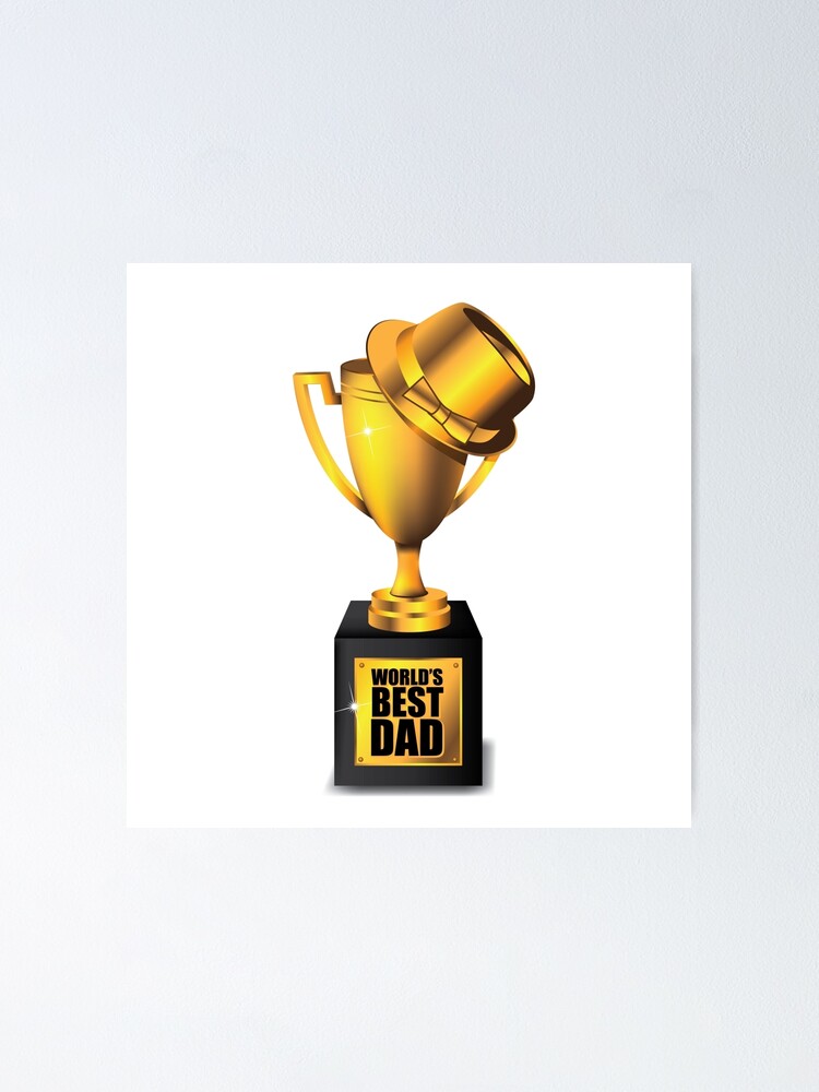 Worlds best hot sale dad trophy