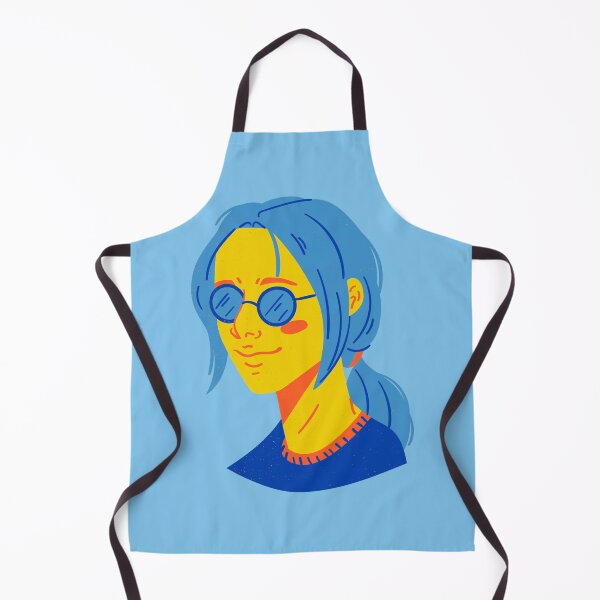 Item preview, Vibrant Yellow Girl with Glasses designed and sold by Artisan-Gallery.