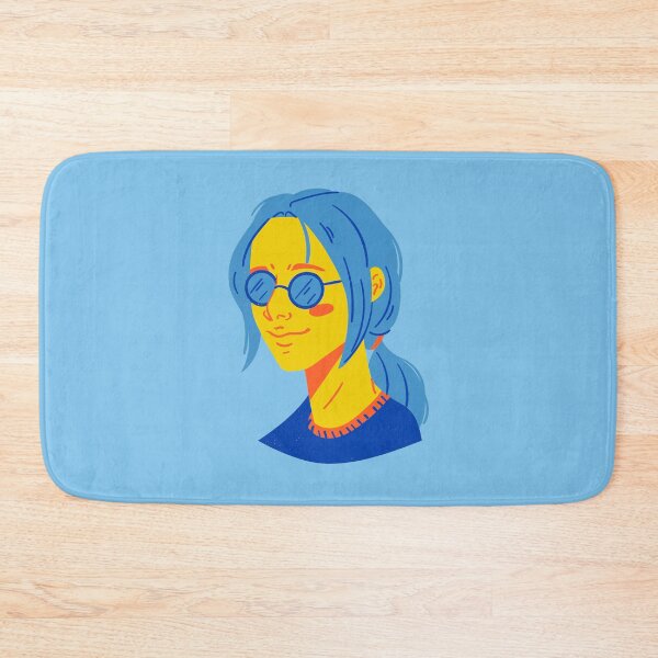 Item preview, Vibrant Yellow Girl with Glasses designed and sold by Artisan-Gallery.