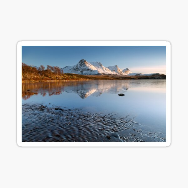 Item preview, Lochan Hakel and Ben Loyal in Winter Sutherland Scotland designed and sold by PhotosEcosse.