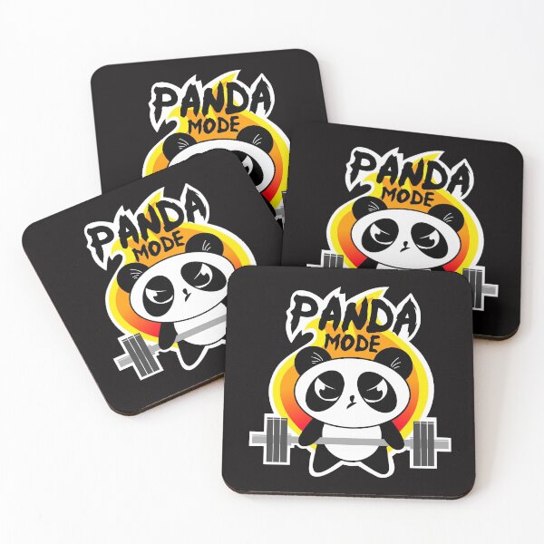 Item preview, fitness, panda mode, panda strong, gym girl, barbell girl designed and sold by Tim Addison.
