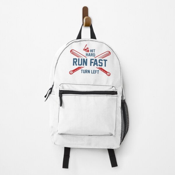 Item preview, Baseball Hit Hard Run Fast Turn Left Bat Batter designed and sold by OmmeDesigns.