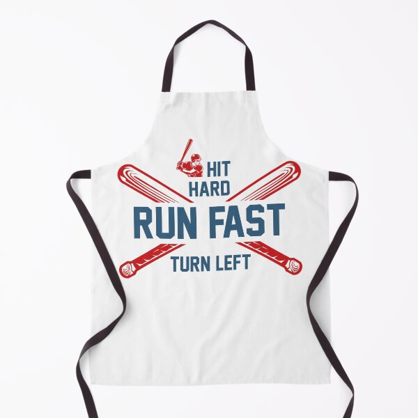 Item preview, Baseball Hit Hard Run Fast Turn Left Bat Batter designed and sold by OmmeDesigns.