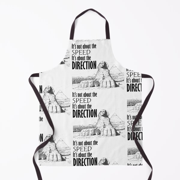Item preview, Direction It's Not About The Speed It's about the Direction White background designed and sold by SpiritGifts.