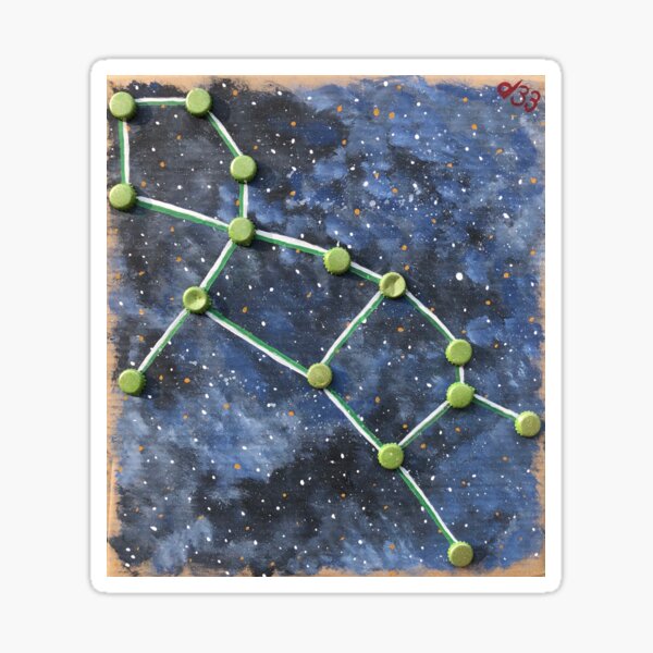 Constellation Virgo Sticker