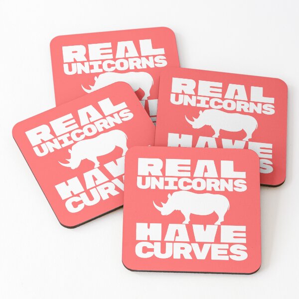 Item preview, Real Unicorns Have Curves - Funny Workout Shirt designed and sold by Adonalyn.