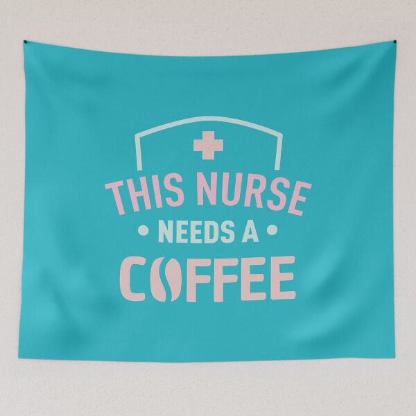 Item preview, This Nurse Needs a Coffee designed and sold by ClaudiaGrosso.