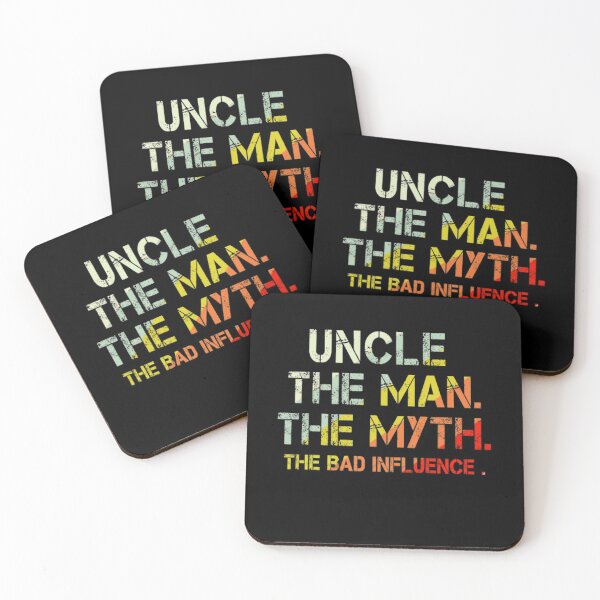 Item preview, Mens Uncle The Man The Myth The Bad Influence Fathers Day Top Gift  designed and sold by AYACHI90.