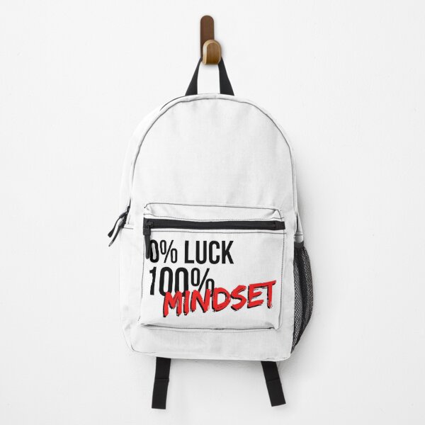 Item preview, 0 Percent Luck 100 Percent Mindset - Motivational Mindset designed and sold by CWolff.