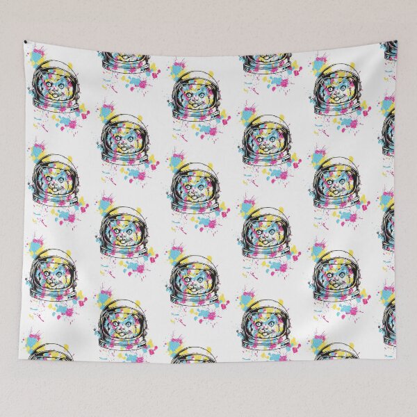 Item preview, Cat in a space helmet designed and sold by AnnoyedMouse.
