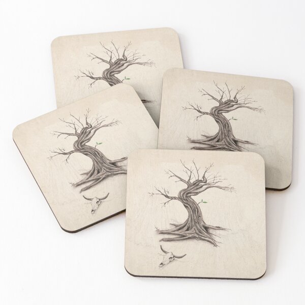 Item preview, lápiz de árbol seco con esqueleto de buey designed and sold by Giana Tenius.