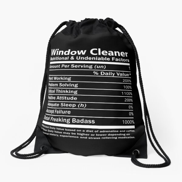 Item preview, Window Cleaner T Shirt - Nutritional and Undeniable Factors Gift Item Tee designed and sold by oslandefren.