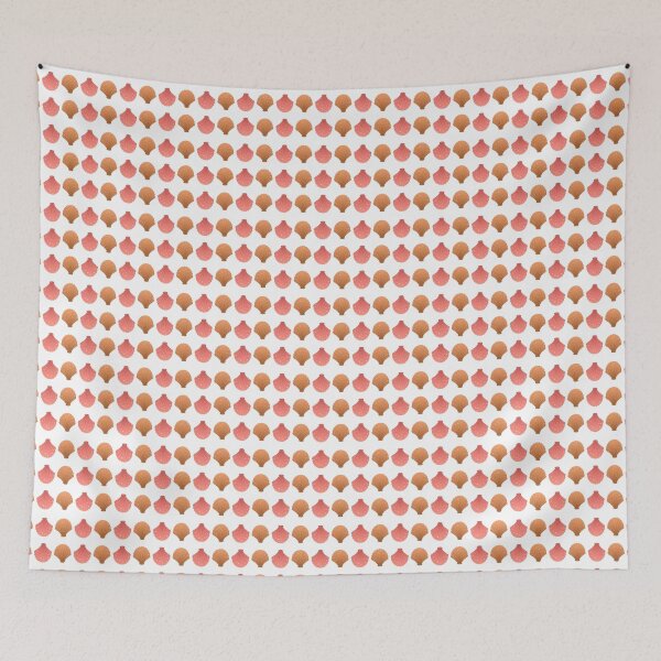 Item preview, Pink and gold seashells pattern illustration designed and sold by drommmes.