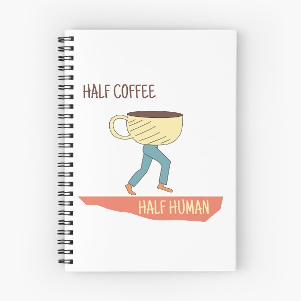 Item preview, Half Coffee Half Human Cute Drawn Design - Coffee Shirt designed and sold by olivergraham.