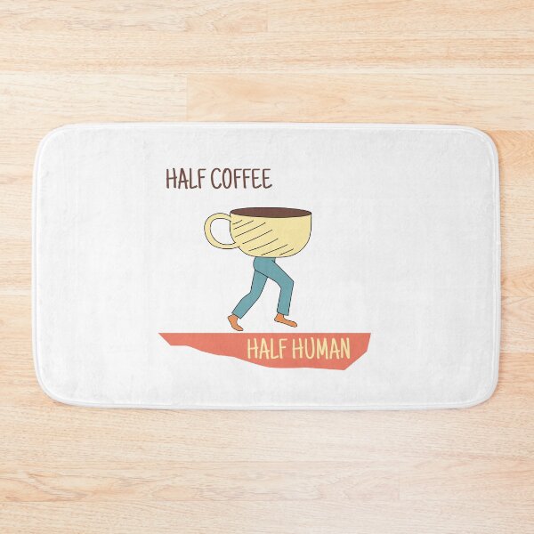Item preview, Half Coffee Half Human Cute Drawn Design - Coffee Shirt designed and sold by olivergraham.