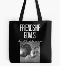 Freundschaftsziele; ButtahBenzo-- Weiß Tote Bag