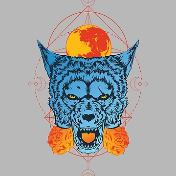 Artwork thumbnail, Alpha Wolf by MathDesign03