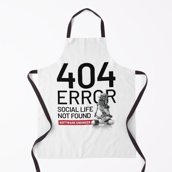 Item preview, 404 Error, Social Life Not Found - Software Engineer designed and sold by BLVDdesign.