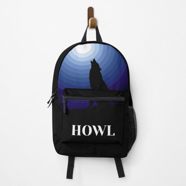 Item preview, Wolf Howling At The Moon Silhouette designed and sold by STUDIO-72.