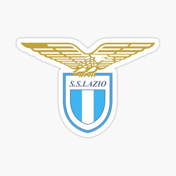 S.S. Lazio フラッグ サイン入り Ss Lazio Logo Stickers for Sale | Redbubble