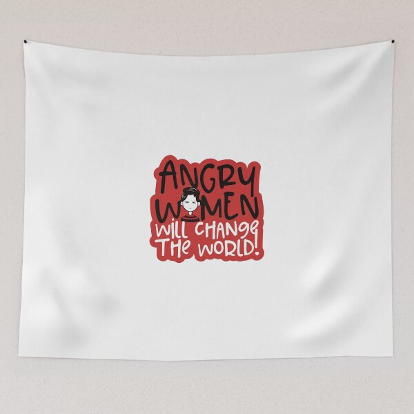 Item preview, Angry Women Will Change The World designed and sold by ParadiseNara.