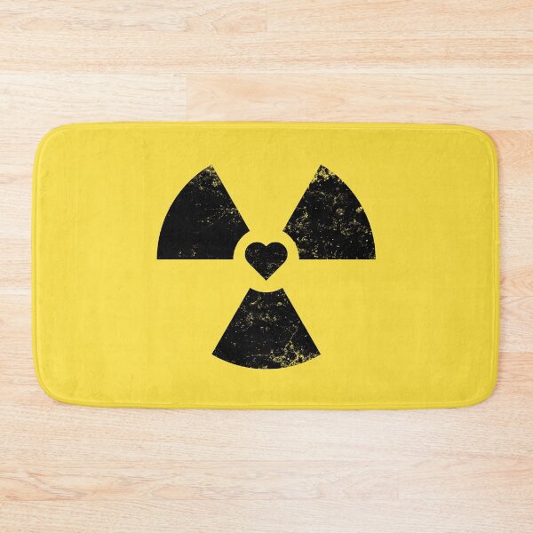 Item preview, Radioactive Sign Radiation Symbol Nuclear Hazard Heart Love designed and sold by Decamegashop.
