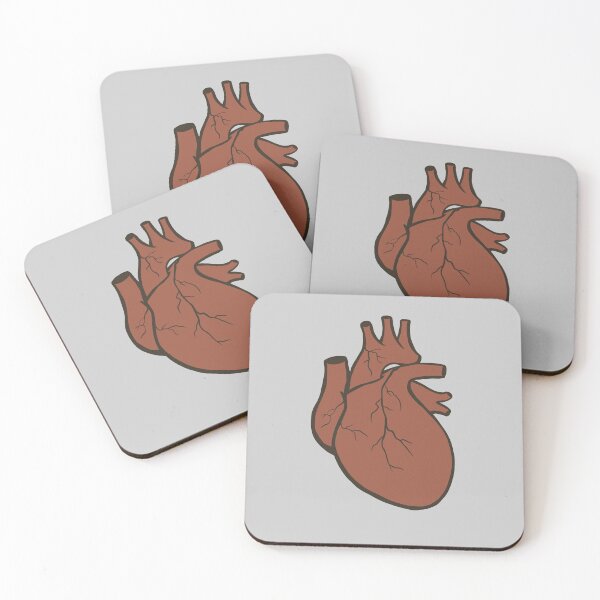 Item preview, Red anatomical human heart designed and sold by Olga Fokina.
